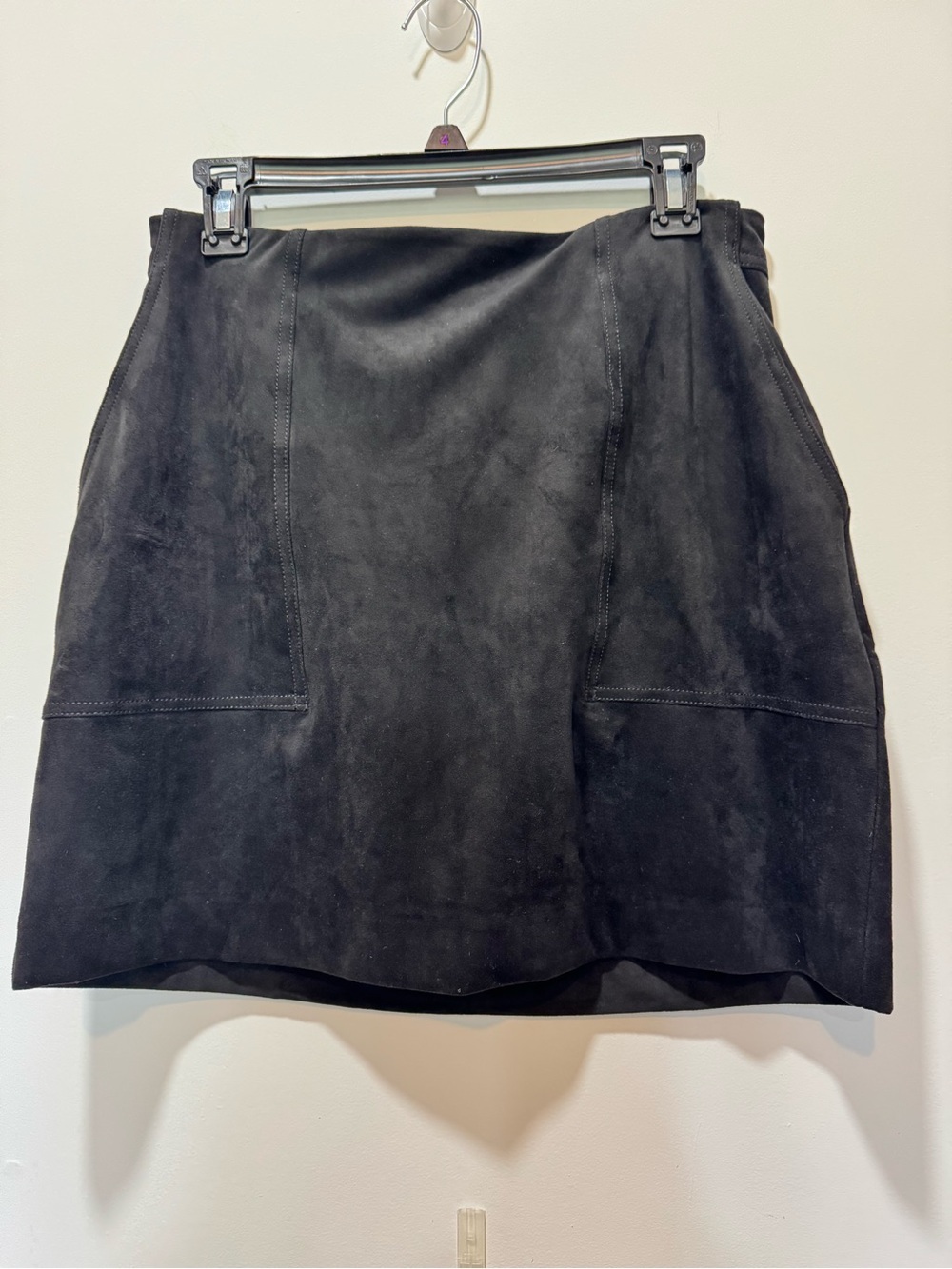 Banana Republic Black Suede Mini Skirt